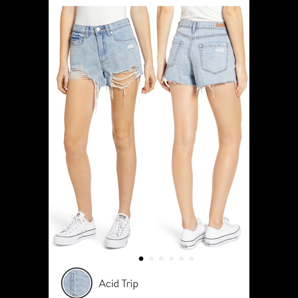 Blank Nyc The Barrow Ripped Denim Shorts